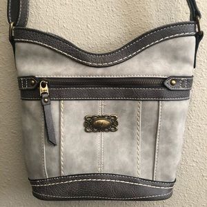 B.O.C. Gray handbag/ purse